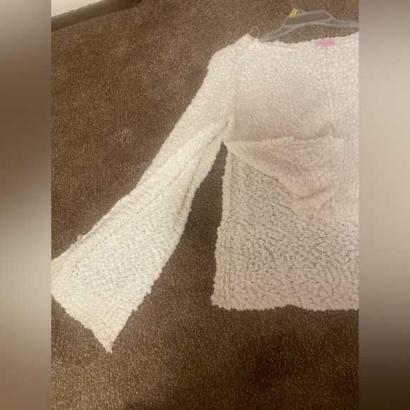 Women’s off the shoulder Sweater. Never Worn. Torn just needs sewn. - Picture 5 of 6